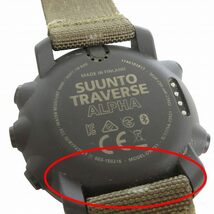 スント SUUNTO Traverse Alpha Stealth トラバースアルファ 腕時計 スマートウォッチ デジタル 充電式 OW151 黒 ブラック ■SM1 メンズ_画像6