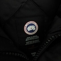 カナダグース CHATEAU PARKA シャトー パーカー ダウンジャケット フード ファー付き ジップアップ ワッペン 3426MA 黒 ブラック S メンズ_画像5