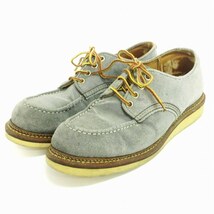 レッドウィング REDWING Work Oxford ワーク オックスフォード ブーツ 8101 ブルーグレー系 US7.5 25.5cm メンズ_画像1