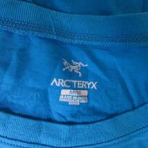 アークテリクス ARC'TERYX バックロゴＴシャツ カットソー プリント 半袖 水色 ブルー系 Mサイズ 0515 STK レディース_画像7