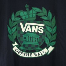 VANS BEAMS別注 TOKYO DESIGN COLLECTIVE TOKYO CRUISE Tシャツ カットソー クルーネック Vガゼット 半袖 ロゴプリント XXL 紺 メンズ_画像4