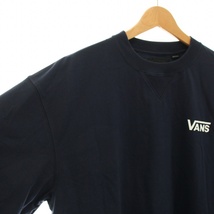 VANS BEAMS別注 TOKYO DESIGN COLLECTIVE TOKYO CRUISE Tシャツ カットソー クルーネック Vガゼット 半袖 ロゴプリント XXL 紺 メンズ_画像7