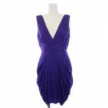 ビーシービージーマックスアズリア BCBGMAXAZRIA ドレス ワンピース ミニ丈 ノースリーブ 0 XS 紫 パープル /BM レディース_画像1