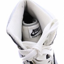 ナイキ NIKE COURT FORCE コートフォース スニーカー ハイカット US10 28cm 白 ホワイト グレー 510262-101 /KH ●D メンズ_画像8