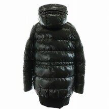 モンクレール MONCLER LOIRE GIUBBOTTO JACKET ロワール ダウンコート ロング丈 フード アウター 0 S 黒_画像3