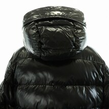 モンクレール MONCLER LOIRE GIUBBOTTO JACKET ロワール ダウンコート ロング丈 フード アウター 0 S 黒_画像9