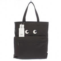 未使用品 アニヤハインドマーチ ANYA HINDMARCH TOTE EYES アイズ トートバッグ ハンドバッグ ナイロン TAUPE トープ モカ /KH レディース_画像1