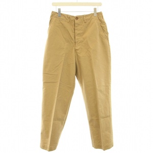 未使用品 ワイパー WAIPER 米軍 M-45 KHAKIS CHINO TROUSERS チノパンツ チノパン テーパード ボタンフライ W32 L31 M ベージュ WP1030