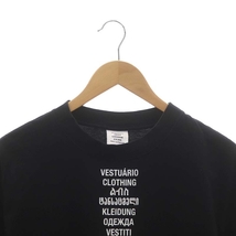 ヴェトモン ベトモン VETEMENTS Word Print Tee トランスレイト Tシャツ カットソー 半袖 ロゴ XS 黒 白 ブラック ホワイト_画像4