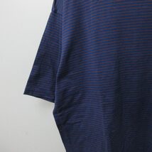ウェルダー WELLDER 近年モデル Wide Fit T-Shirts ボーダーTシャツ カットソー WM20SCS12 半袖 紺 ネイビー 4 約L-XLサイズ 0513 メンズ_画像4