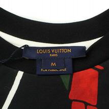 未使用品 ルイヴィトン LOUIS VUITTON 20SS Caeda Pompidou Souvenir グラフィック Tシャツ カットソー 半袖 白 ホワイト マルチカラー M 1_画像6