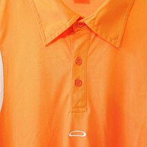 オークリー OAKLEY ポロシャツ カットソー 半袖 ゴルフ ウエア オレンジ XL 0509 メンズ_画像5