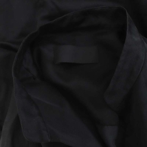 マメ クロゴウチ シルク チャイナ釦 ブラウス 長袖 フロントボタン 2 M 黒 ブラック /YQ ■OS ■SH レディース_画像3