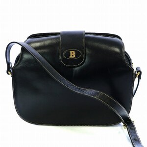  Bally BALLY сумка на плечо кожа Gold металлические принадлежности кожа чёрный черный /AQ #GY18 женский 