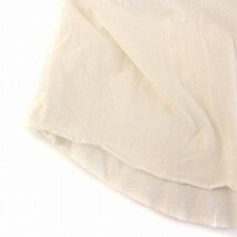 アメリカーナ AMERICANA Tシャツ カットソー ラグランスリーブ 五分袖 コットン 白 ホワイト グレー /YM レディース_画像8