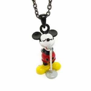  unused goods Jam Home Made Number Nine Mickey necklace pendant NJWD-NC001 black group accessory men's 