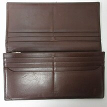 ポーター PORTER レザー長財布 ウォレット ロゴ金具 茶 ブラウン 0513 ■GY14 メンズ_画像6