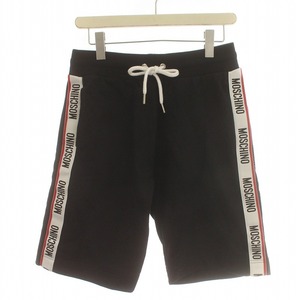  Moschino MOSCHINO UNDERWEAR under wear short pants half Logo line XS black black A4306 8102 /IR #GY18 men's 