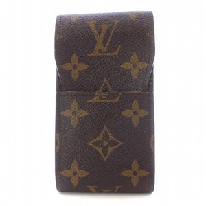 ルイヴィトン LOUIS VUITTON エテュイ シガレットケース タバコケース ポーチ モノグラム キャンバス 茶 ブラウン M63024