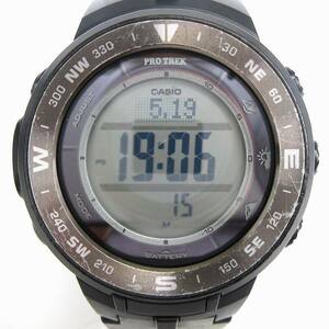  Casio CASIO PRO TREK wristwatch digital Tough Solar PRG-330-1JF black black watch #SM3 men's 