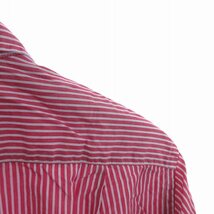 未使用品 ジェイクルー J.CREW タグ付き シャツ 長袖 ストライプ レギュラーカラー コットン ピンク S ■SM1 メンズ_画像4