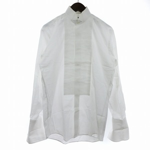 ユミカツラ YUMI KATSURA ウィングカラーシャツ 長袖 コットン YK08010 白 ホワイト S ■SM1 メンズ