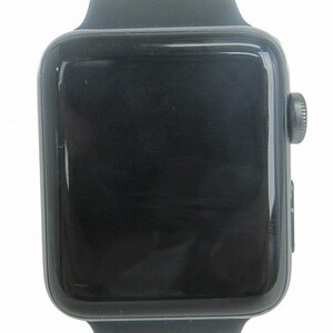アップル Apple アップルウォッチ シリーズ3 腕時計 デジタル 充電式 アルミニウムケース スポーツバンド WR-50M グレー 42mm