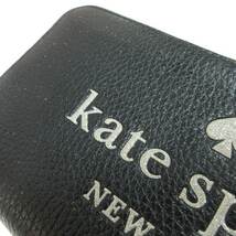 ケイトスペード KATE SPADE 長財布 ウォレット ラウンドファスナー K4708 ブラック 240516E ■ECS レディース_画像7