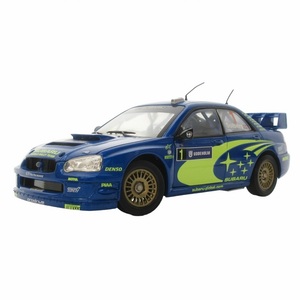ホットウィール Hot wheels スバル インプレッサ WRC 2004 ラリーカー ミニカー 涙目 青 ブルー 1/18 0517 その他