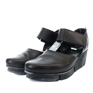  Trippen trippen HOSTESS каблук выше обувь липучка машина f кожа 36 23cm-23.5cm чёрный черный /YO5 женский 