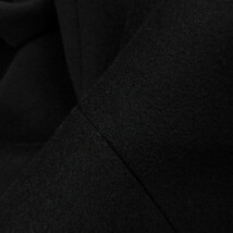 レリアン Leilian ロングコート スタンドカラー カシミヤ100％ 黒 ブラック 11 L相当 レディース_画像6
