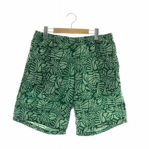 THE NORTH FACE アロハベントショーツ Aloha Vent Short ハーフパンツ イージー バンダナ柄 総柄 L 緑 NB42330