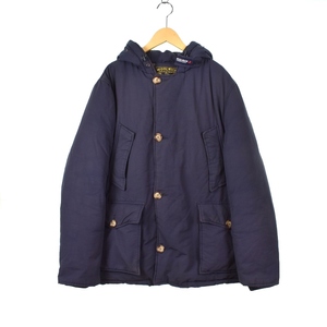 ウールリッチ WOOLRICH ダウンジャケット フード XL 紺 ネイビー メンズ