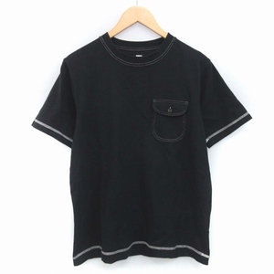  Kato KATO` T-shirt cut and sewn short sleeves M black black /SW men's 