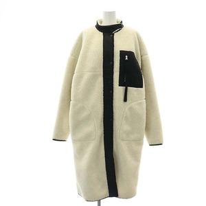 トゥデイフル TODAYFUL Boa Bonding Coat コート ロング スタンドカラー 36 S 白 ホワイト /AT ■OS レディース