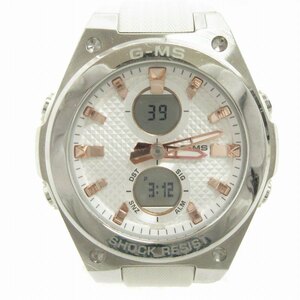 ベビージー Baby-G 腕時計アナデジ クオーツ 防水 MSG-C100-7AJF 白 ホワイト ウォッチ ■SM3 レディース