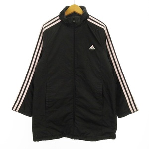  Adidas adidas bench coat Kids sport wear cotton inside 150 black 240516E Kids 