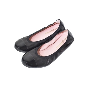 Pretty Ballerinasplitiba Rely na ballet shoes flat shoes 36 black black #OF lady's 