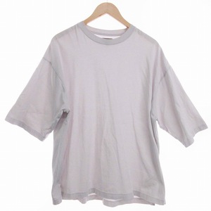  Beams BEAMS 22SS sill Kett big T-shirt cut and sewn . minute sleeve M light gray 11-04-1260-803 /RO men's 