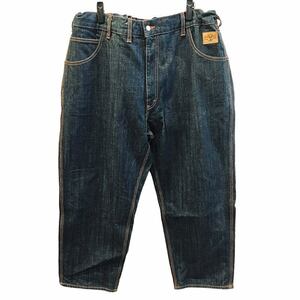 グルメジーンズ gourmet jeans LEE46 GR-2208 ワイドパンツ デニム リジッド ワーク イージー F インディゴブルー 濃紺 メンズ