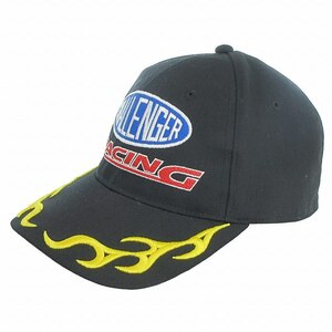 チャレンジャー CHALLENGER 23AW RACING CAP レーシングキャップ ロゴ 刺繍 スナップバック ブラック 黒 帽子 メンズ