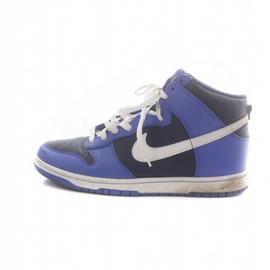 NIKE ダンク ハイ レトロ オブシディアン DUNK HI RETRO OBSIDIAN ハイカットスニーカー シューズ 靴 US11 29cm 青 白 DI6189-400