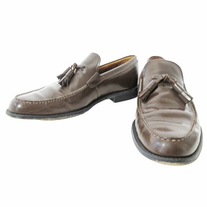 リーガル REGAL タッセル ローファー ビジネス シューズ 革靴 Uチップ ブラウン 26.5 0521 メンズ