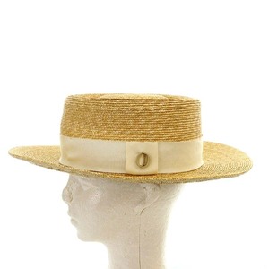 シャポードオー Chapeau d O パナマハット 帽子 麦わら 57.5cm ベージュ 806-360202 /YO17 レディース
