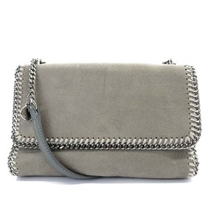 未使用品 ステラマッカートニー STELLA McCARTNEY ファラベラ シャギーディア 2WAY ショルダーバッグ 斜め掛け グレー 455128 W9132