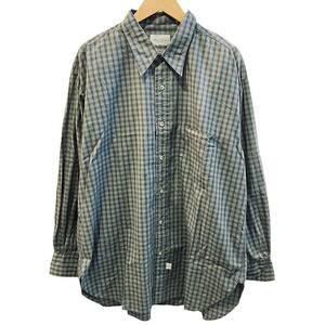 Marvine Pontiak Shirt Makers 23SS タータン チェック シャツ 長袖 1901S マービンポンティアックシャツメイカーズ FR 緑 グリーン