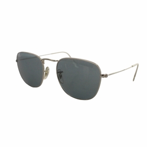 レイバン RAY BAN Frank フランク サングラス メタルフレーム フルリム 51□20 145 シルバーカラーフレーム ブルーレンズ RB3857