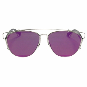 15ss Christian Dior Christian Dior Techno logic mirror lens sunglasses double Bridge 84J9Z purple purple silver 