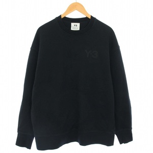 ワイスリー Y-3 ヨウジヤマモト アディダス M CLASSIC CHEST LOGO CREW SWEATSHIRT スウェット トレーナー 長袖 M 黒 GV4194 メンズ