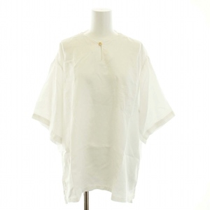 フォーティーファイブアールピーエム 45R 45rpm テンセルの908レイレイオーシャンTシャツ カットソー 半袖 2 M 白 ホワイト レディース